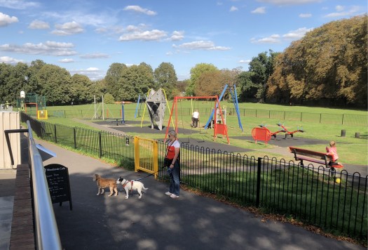 View across the Childrens Play Area